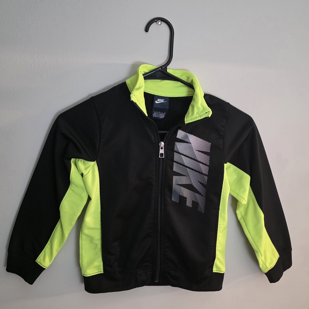 Nike Black and Bright Yellow Jacket